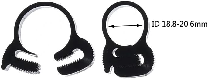 ALEGI Double Gripping Nylon Hose Clamps, Snap Grip Nylon Plastic Hose Clamps (18.8-20.6mm (3/4inch), 20pack) - Image 3
